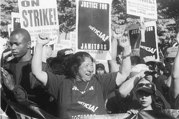 Janitors strike scores victory in Los Angeles